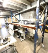 3 x Bays of Racking - Includes 4 x Uprights and 6 x Crossbeams - Approx Dimensions: H222 x D108 cms