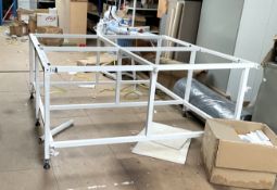 1 x Large Metal Work Table Base