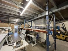 1 x Warehouse Mezzanine Floor With Floor Boards, Lights and Wooden Staircase - Approx Size: 16 x 16m