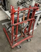 1 x Manual Dollie Unit Mover - Previously Used For Moving Sewing Machine Tables