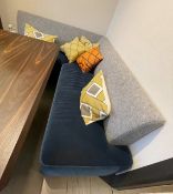 1 x Upholstered Corner Seating - CL894 - NO VAT ON THE HAMMER - Location: Altrincham