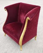 1 x CHRISTOPHER GUY Bespoke Opulent Velvet Upholstered Oversized Armchair - Original Price £4,000