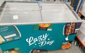 1 x Display Chest Freezer With Sliding Doors