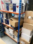 1 x Large Assorted Collection of Glassware Including Storage Shelf