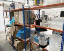 4 x Boltless Storage Shelves With Contents