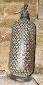 1 x Rare Caged Vintage Art Deco English Soda Syphon with an Assortment of 5 x Display Items