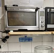 1 x Electric Countertop Convection Oven With Pull-down Door and Stainless Steel Finish