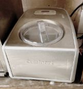 1 x CUISINART Professional Ice Cream & Gelato Maker - Silver - CL909 - Location: London, W1U