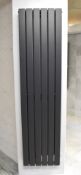 1 x Fyn 1800 x 452mm Anthracite Vertical Bathroom Radiator - Original RRP £427