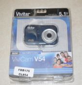 1 x Vivitar ViviCam B54 Digital Camera - New in Packet