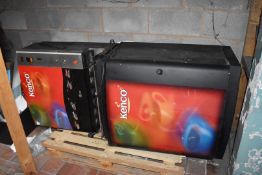 1 x Kenco Branded Coffee Dispenser Vending Machine With Base - Untested