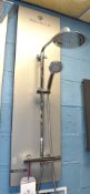 1 x Aqualla Round Eco Drench Shower Kit on Display Board