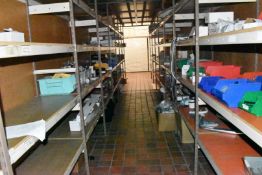 1 x Large Assorted Collection of Plumbing Parts, Bathroom Accessories, Wire Cages, Linbins and More