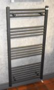 1 x Wingrave 1000 x 500mm Matt Grey Bathroom Towel Radiator