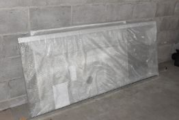 1 x Rectangular Shower Tray With Shower Screen