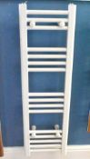 1 x Wingrave Bathroom Towel Radiator With a Gloss White Finish - 1000 x 300mm