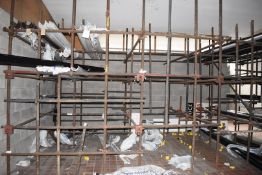 1 x Large Collection of Scaffolding and Fixtures Covering a Floor Space of Approx 13 x 13ft