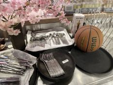 1 x Assorted Collection of Restaurant Items Including a Collection of Cutlery, Chopping Boards