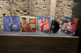 4 x Original 12 Inch Vinyl Records Including Elvis Presley Blue Hawaii, Sam Hui, Kazumi Watanabe