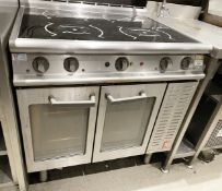 1 x Falcon Dominator Plus Electric 4 Zone Induction Oven Range - Three Phase - RRP £10,250