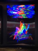 1 x Original LENTICULAR Light Box WALL ART by the Renowned Photographer and Artist DERRICK SANTINI