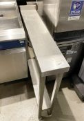 1 x Stainless Steel Infil Prop Table with Undershelf - Dimensions: H90 x W150 x D88 cms