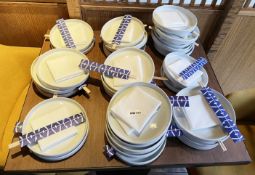 32 x Titan Deep Dinner Plates with Multiple Sets of Unused Chopsticks