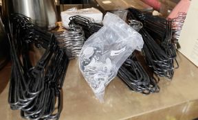 1 x Collection of Cloakroom Hangers and Number Tags
