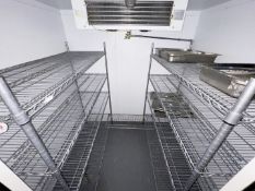 2 x Four Tier Wire Cold Room Shelves - Large Size Shelving For Coldroom Storage