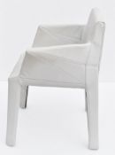 A Pair Of LIGNE ROSET 'Facett' Designer Carver Chairs - Total Original Price £2,432