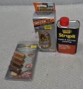 3 x Assorted Products - Gorilla Glue, Paint Stripper And Wax Filler Sticks - Original Retail £30.