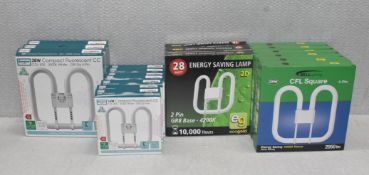 19 x ASSORTED Compact Fluorescent Bulbs - Ref: HW105/HWP1 - CL911 - Location: Altrincham