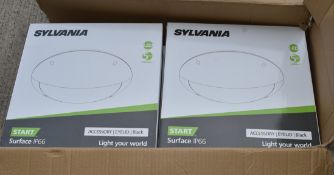 10 x SYLVANIA Start Surface Ip66 Eyelid Accessories - Boxed - Ref: KCS182/BB - CL011 - Location: