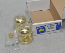 1 x ASEC Victorian Mortice Door Knob Mushroom (Pair) - As3801 - Original Retail £40.00 - Ref: