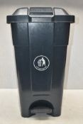 1 x ZWH Large Plastic Wheeled Plastic Bin - 70L - 75(H) x 57(D) x 45(W) cms - Ref: K249 - CL905 - Lo