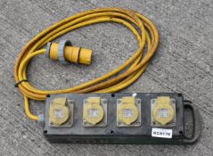 1 x 4 Port 110V Power Splitter - Ref: KCS176/BB - CL011 - Location: Altrincham WA14Condition: As