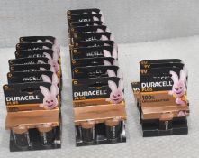 20 x DURACELL C, D And 9V Packs Of Batteries - Ref: HW185/4/HWP2 - CL911 - Location: Altrincham