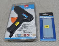 1 x HILKA 40W Glue Gun With Pack Of 12 Glue Stocks - Original Retail £14.90 - Ref: HW445/HWP6 -
