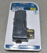 1 x MASTERPLUG Safety Rcd Adapter - Original Retail £15.95 - Ref: HW546/HWP7 - CL911 - Location: