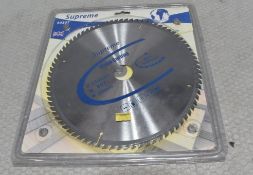 1 x SUPREME 250mm Wood Cutting Disc - Original Retail £38.95 - Ref: HW652/HWP7 - CL911 - Location: