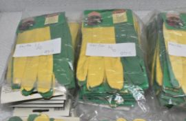 24 x NUTEX Ladies General Purpose Green Finger Gloves (Pr) - Ref: HW156-7/8/HWP2 - CL911 - Location: