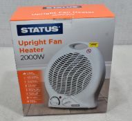 1 x STATUS 2000W Upright Fan Heater - Original Retail £17.95 - Ref: HW433/HWP6 - CL911 - Location: