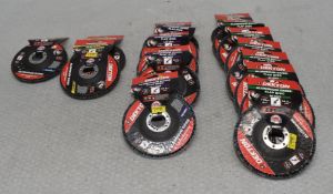 16 x DEKTON Aluminium Oxide Flap Discs - Ref: HW490/HWP6 - CL911 - Location: Altrincham