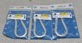 3 x SUPREME M10 Snap Hooks - Original Retail £14.85 - Ref: HW553/HWP7 - CL911 - Location: Altrincham