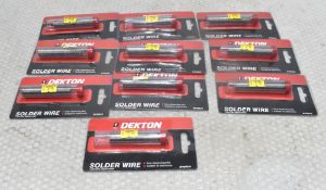 10 x DEKTON Solder Wire - Ref: HW252/HWP3 - CL911 - Location: Altrincham WA14Condition: New/Unused*