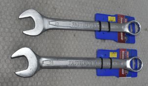 2 x Combination Spanners - 25Mm And 26Mm - Original Retail £26.90 - Ref: HW639/HWP7 - CL911 -