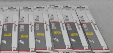 6 x Packs Of Bosch 2608656034 S1122Hf Flexible Wood Metal Sabre Reciprocating Saw Blades - 5