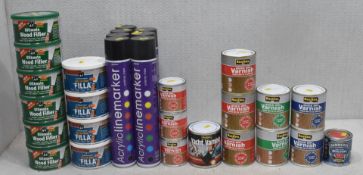 29 x Assorted Filler, Varnish, Line Marker And Paint - Ref: HW229/HWP3 - CL911 - Location: