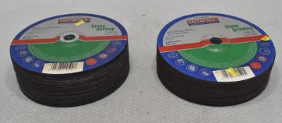 31 x FAITHFULL 230Mm Cutting And Grinding Discs - Ref: HW487/HWP6 - CL911 - Location: Altrincham