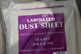 20 x Laminated Dust Sheets - 3.6 X 2.7M - Original Retail £219.00 - Ref: HW210/HWC1 - CL911 -